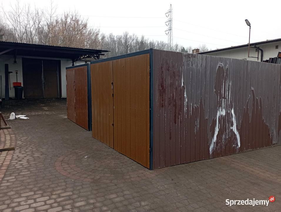 Garaż blaszany II i III gatunek duża ilość Sprzedaż Wielogóra