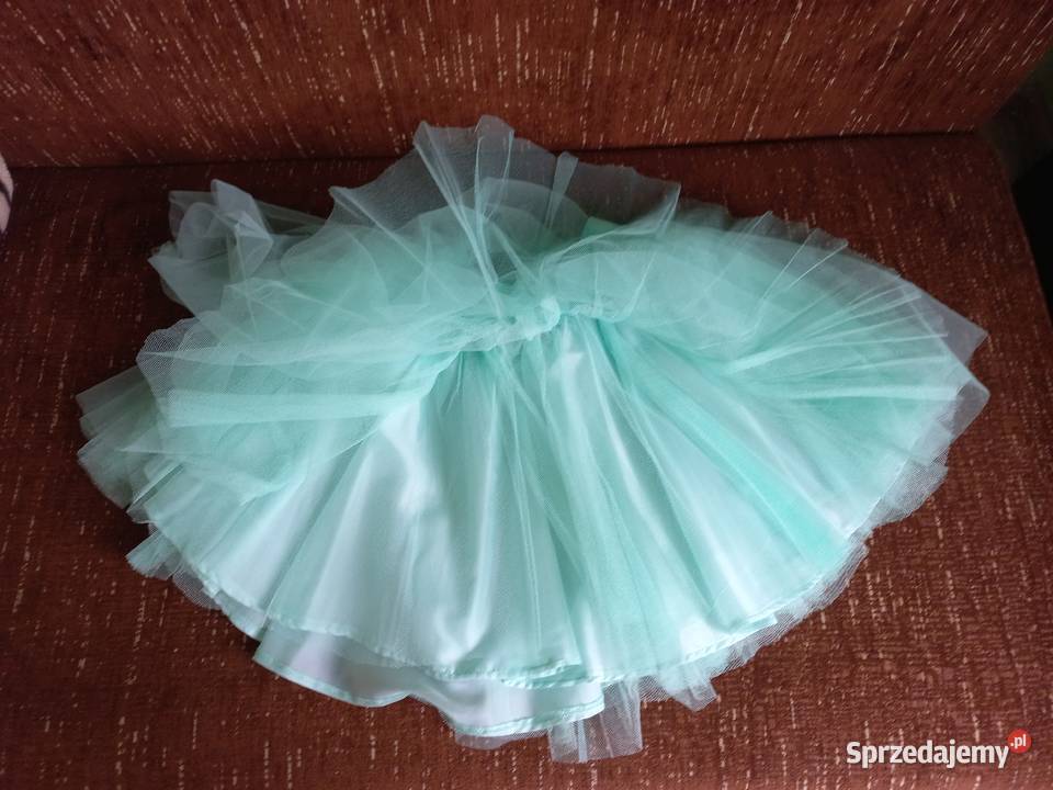 Turkusowa pastelowa rozkloszowana spódnica Łódź sprzedam