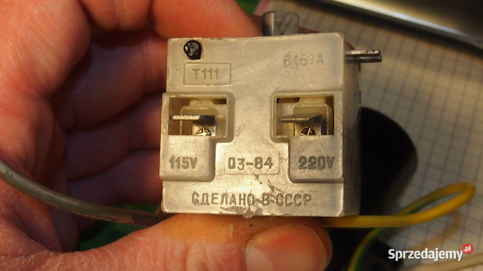 Termostat produkcji radzieckiej T 111 6A 115V Tychy