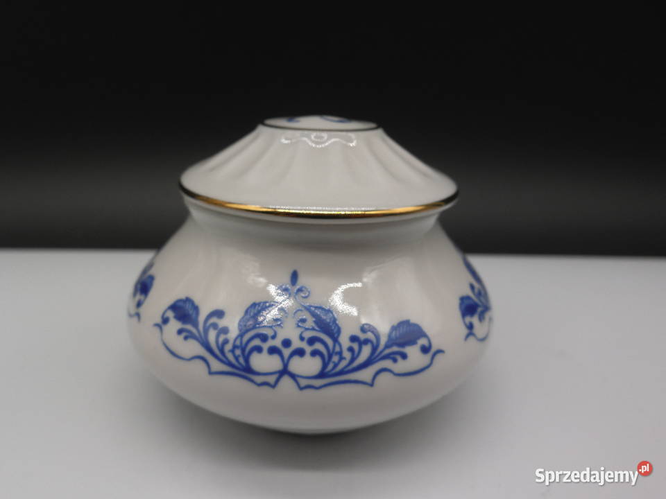 Puzderko porcelana Lippelsdorf GDR Raszków