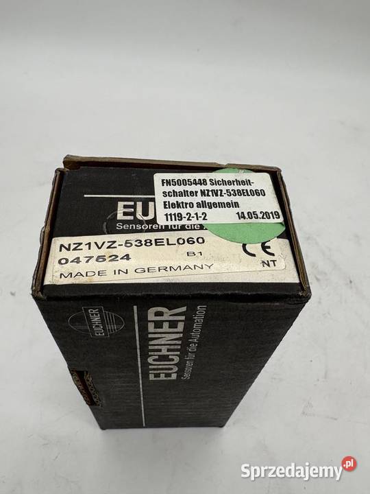Euchner NZ1VZ538EL060 047524 Limit Switch Pozostałe Warszawa