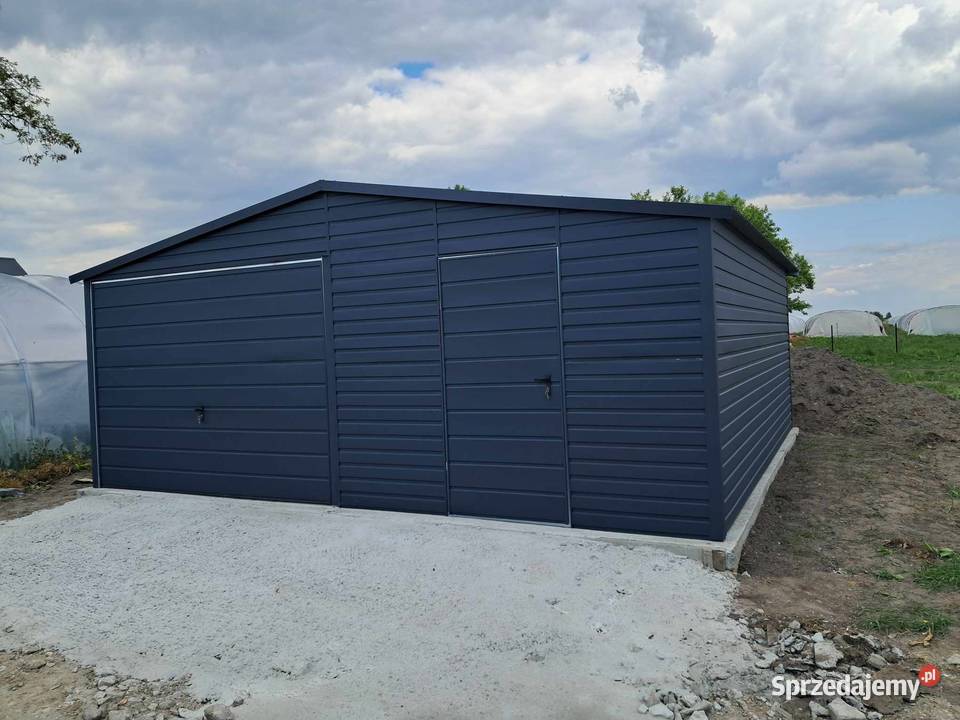 Garaż blaszany Wzmocniony PROFILAMI Producent Skrzydlna sprzedam