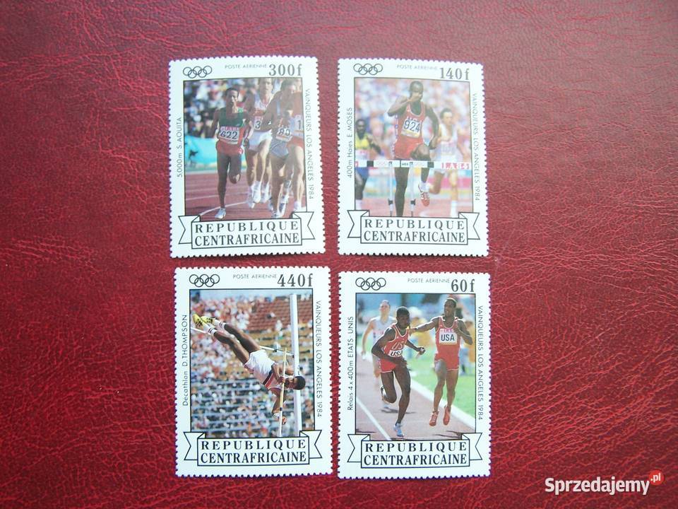 Centralna Afryka 1984 MNH Mi 108689 Sport Tychy