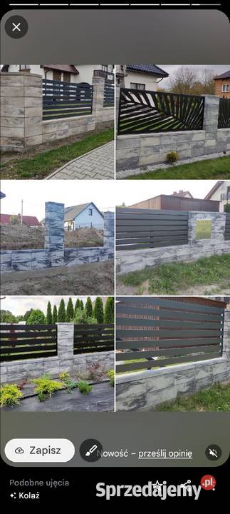 Montaż ogrodzeń wolne terminy Proszowice