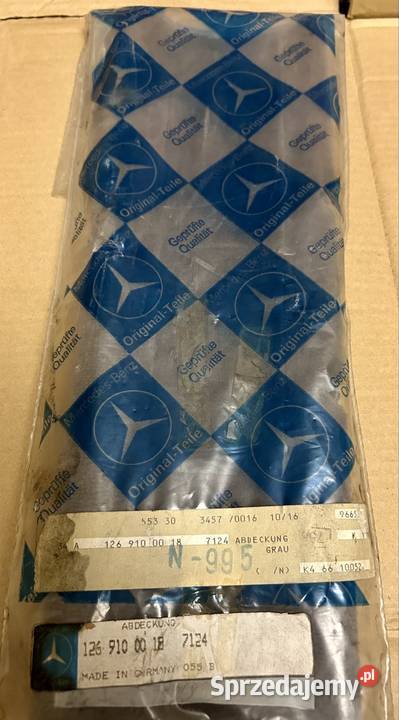 Dolna osłona fotela Mercedes W126 tapicerka SEC Warszawa