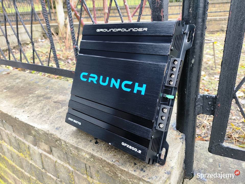 Wzmacniacz samochodowy 2 kanałowy Crunch GPX6002 Ilość kanałów 2 śląskie Niegowonice