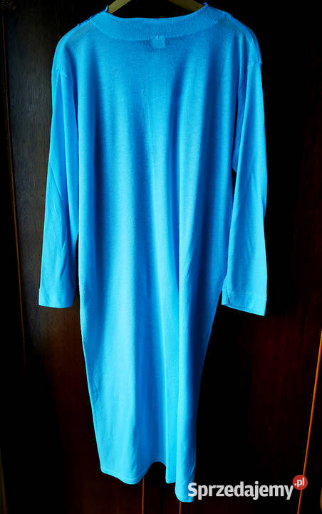 Koszula nocna bawełniana jasnoniebieska Polkowice