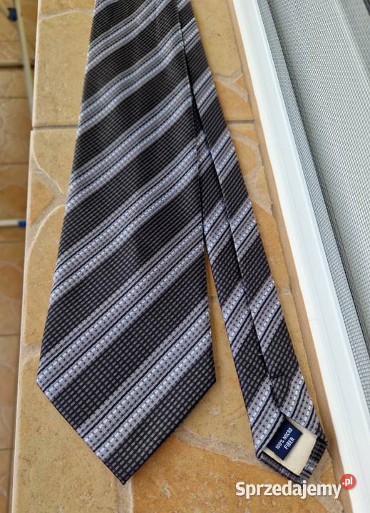 Krawat męski w pasy Vernon