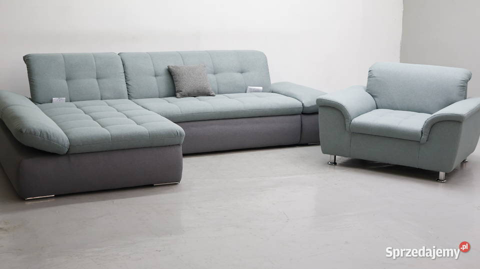 SCX nowoczesny narożnik z funkcja spania FOTEL