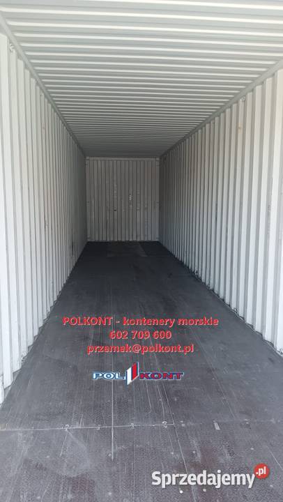 Kontener morski 40 HC High Cube 12 metrowy Pewny łódzkie Kutno sprzedam