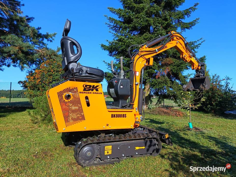 Minikoparka Berger Kraus Bk800bs Kuźnia Nieborowska