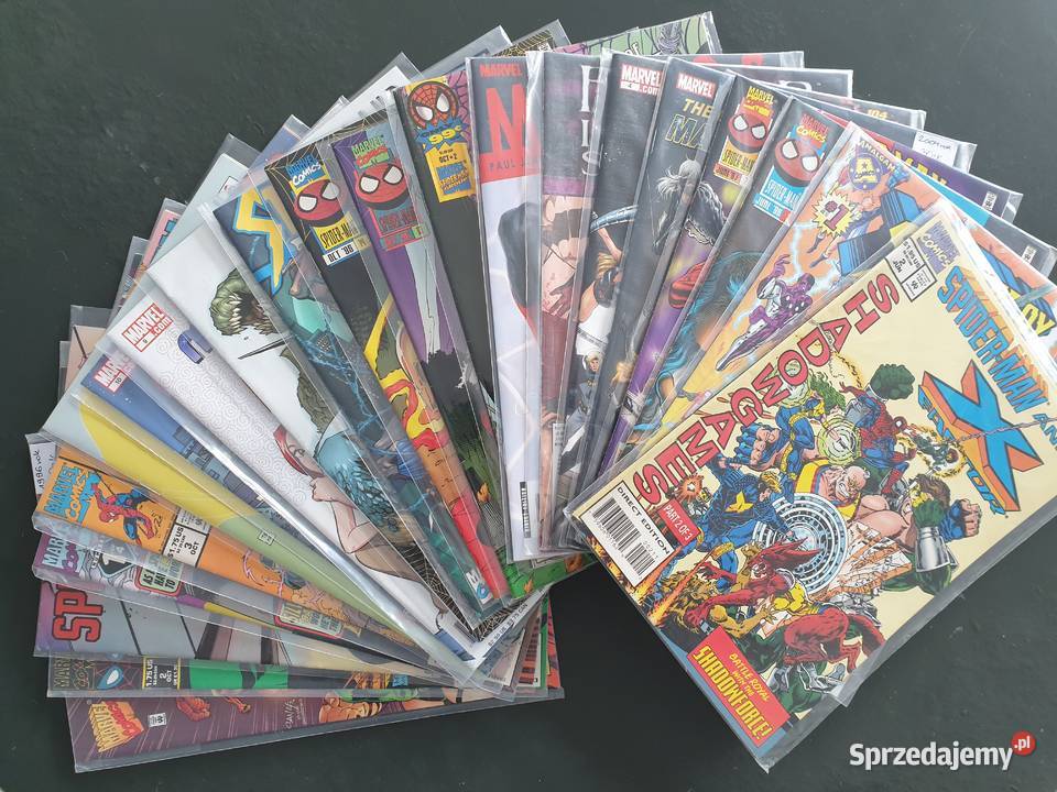SpiderMan zestaw 21 oryginalnych komiksów USA Gdynia sprzedam