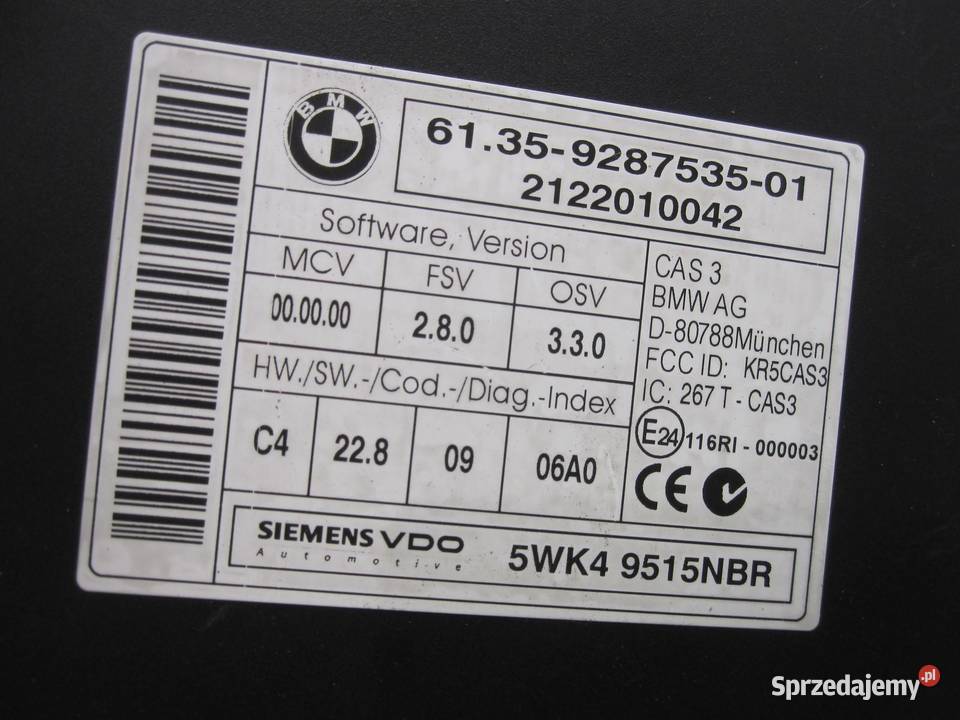 MINI COOPER II R56 Moduł sterownik komfortu sprzedam