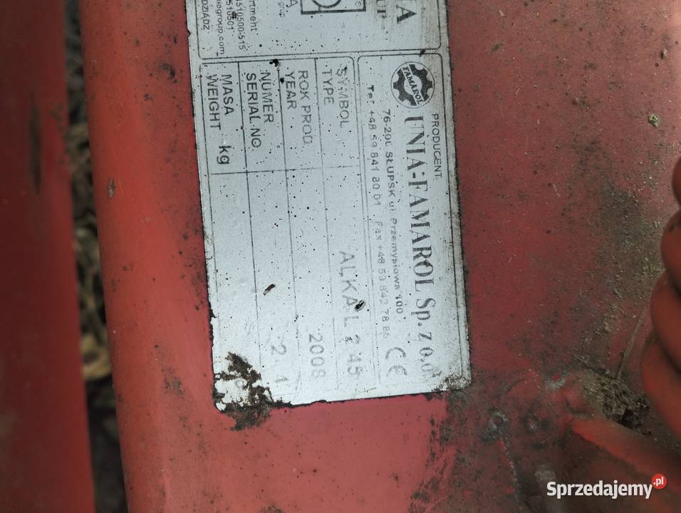 Sprzedam agregat uprawowo siewny2 7 kosiarkę Brodnica sprzedam