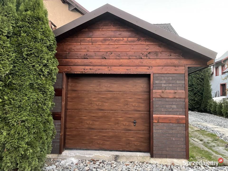 Brama garażowa 3500x2125 antracyt woodgrain Jawiszowice sprzedam