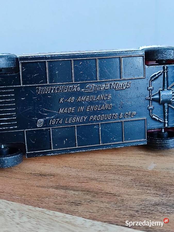 Matchbox Lesney Super Kings K49 Ambulance 1974 Głuchołazy sprzedam