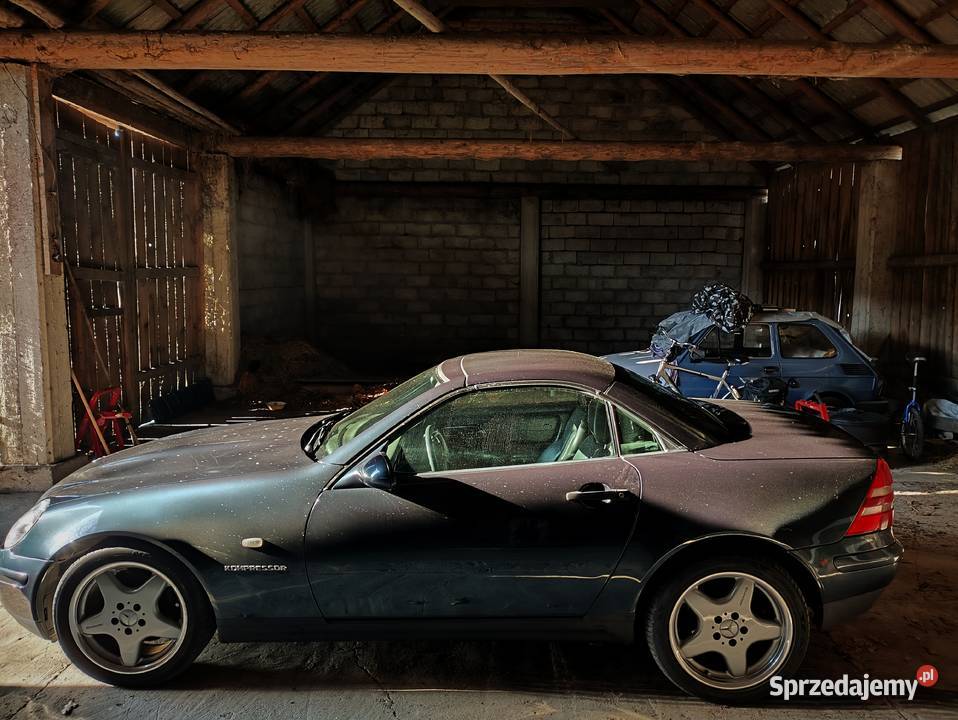 Mercedes slk 200 kabriolet piękny 192 konie benzyna podlaskie sprzedam