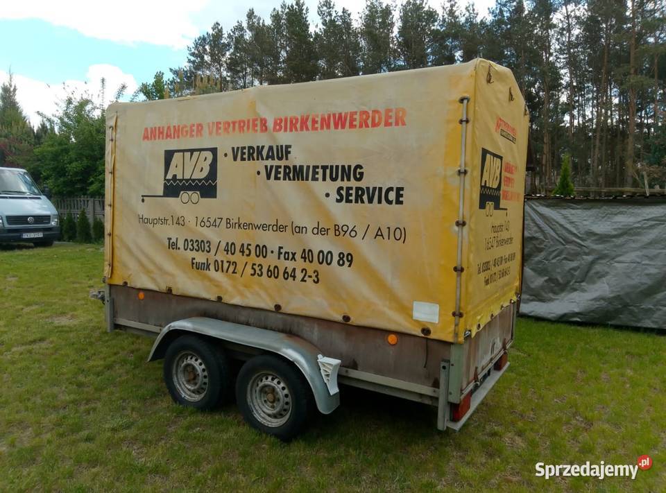 Stelaż z plandeka do przyczepki samochodowej Stelaże wielkopolskie Kalisz sprzedam