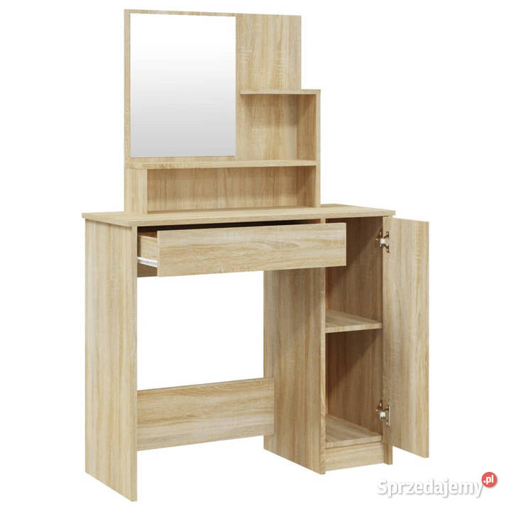 Toaletka z lustrem dąb sonoma 865x35x136 mazowieckie Warszawa sprzedam