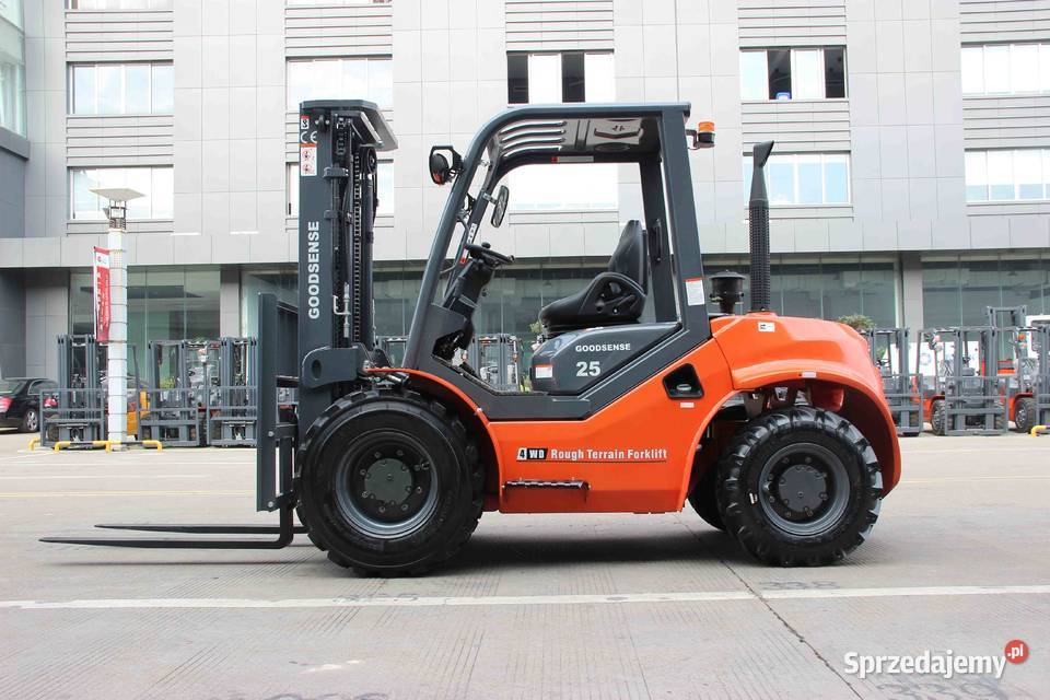 Terenowy Wózek widłowy 25 Tony 4WD GOODSENSE diesel Elbląg sprzedam