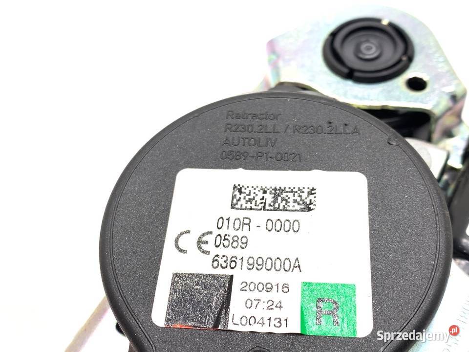 PAS BEZPIECZEŃSTWA PRAWY PRZÓD VW PASSAT B8 Pasy bezpieczeństwa