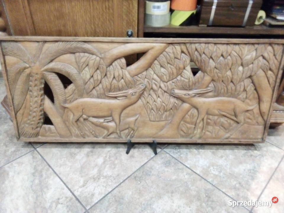 Płaskorzeźby drewniane Lipno