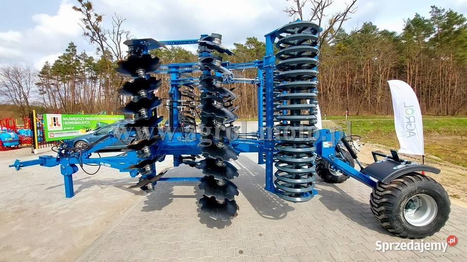 Brona talerzowa Agregat 4m zawieszana ciągana warmińsko-mazurskie Lubawa sprzedam