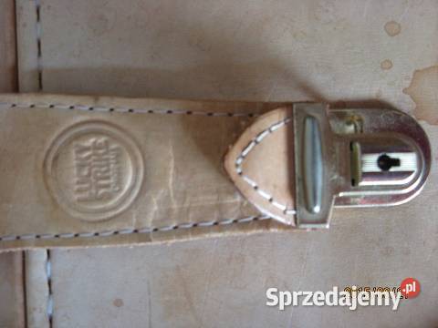 Skórzany piękny nowy kufer USA orginalny LUCKY sprzedam