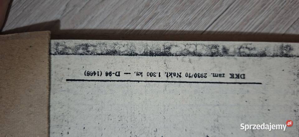 Instrukcja branżowa 1970 rzadki niski nakład PRL Łęczyca