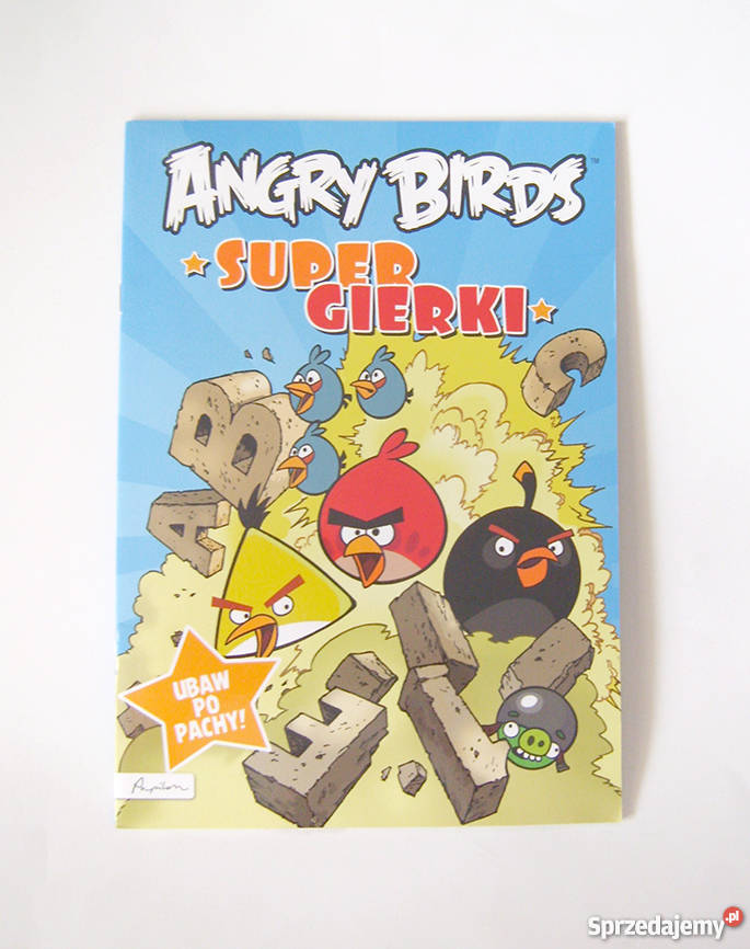 Angry birds supergierki, książka super gierki Angry Birds