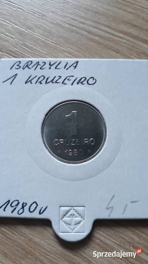 1 Kruzeiro Brazylia 1980 r Numizmatyka wielkopolskie Konin sprzedam