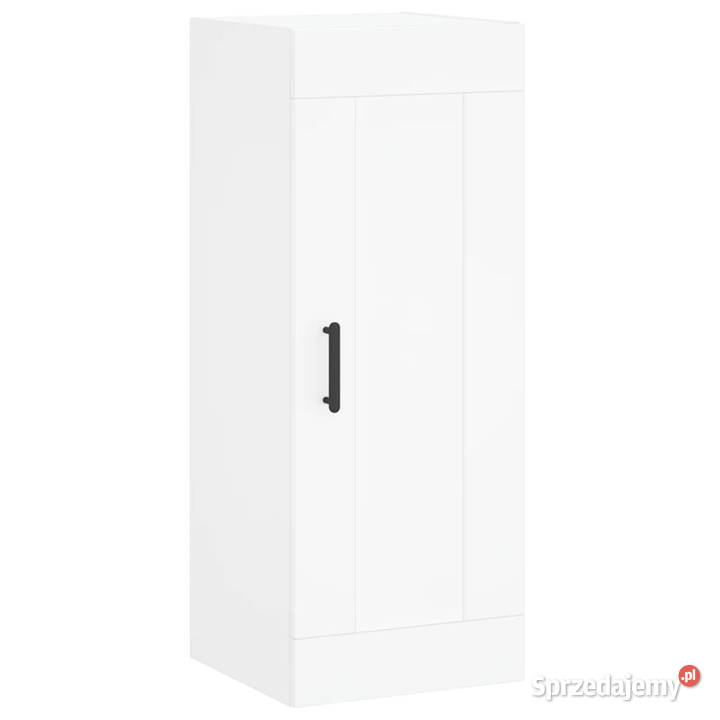 Wysoka szafka biała 345x34x180 materiał Warszawa