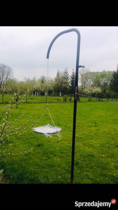 Grill ogrodowy wiszący ruszt ogniskiem