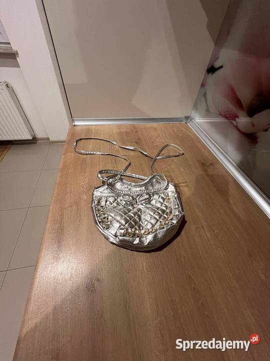 Cudowna srebrna mini torebka Gdańsk