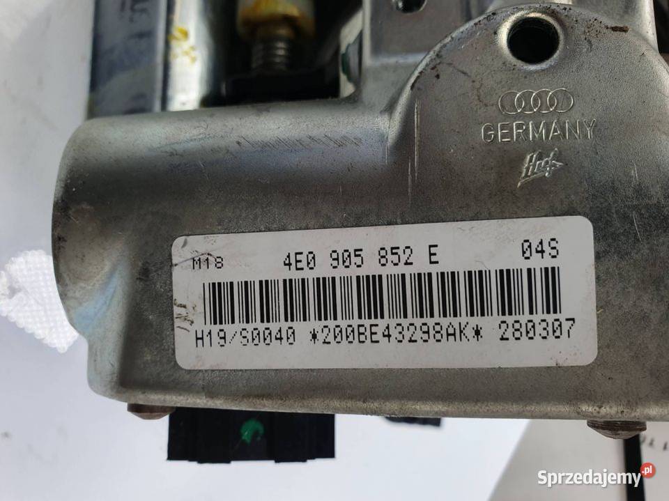 KOLUMNA KIEROWNICZA AUDI A8 D3 4E0419512E kujawsko-pomorskie Lipno