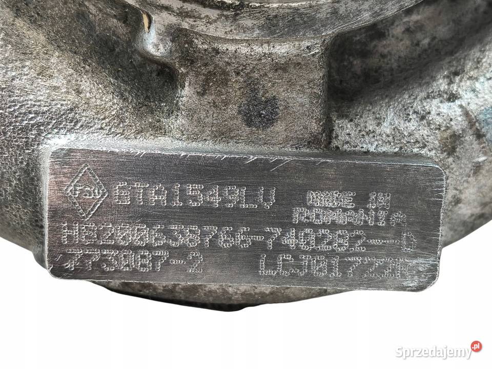 TURBOSPRĘŻARKA Renault Scenic III Megane Laguna osobowe Części samochodowe Chełm
