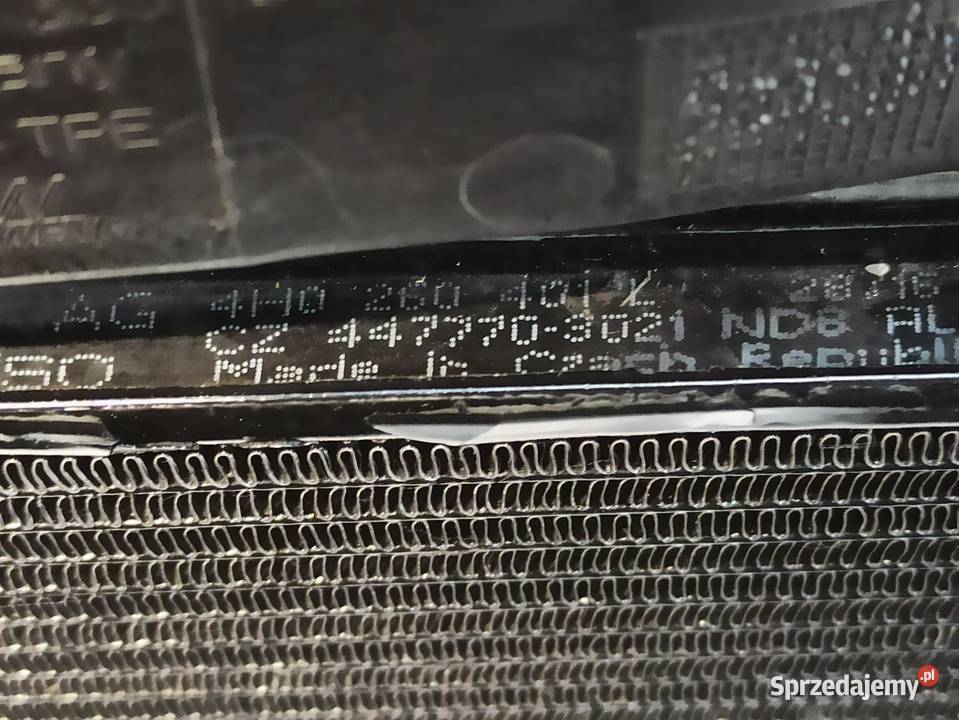 AUDI A8 CHŁODNICE D4 LIFT PAS PRZEDNI CHŁODNICE