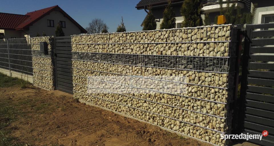 Mur gabionowy 200x180x40 solidny kompletny 5 lat ocynk