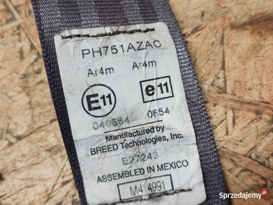 Pas Bezpieczeństwa Lewy Tył Chrysler 300M Pleszew