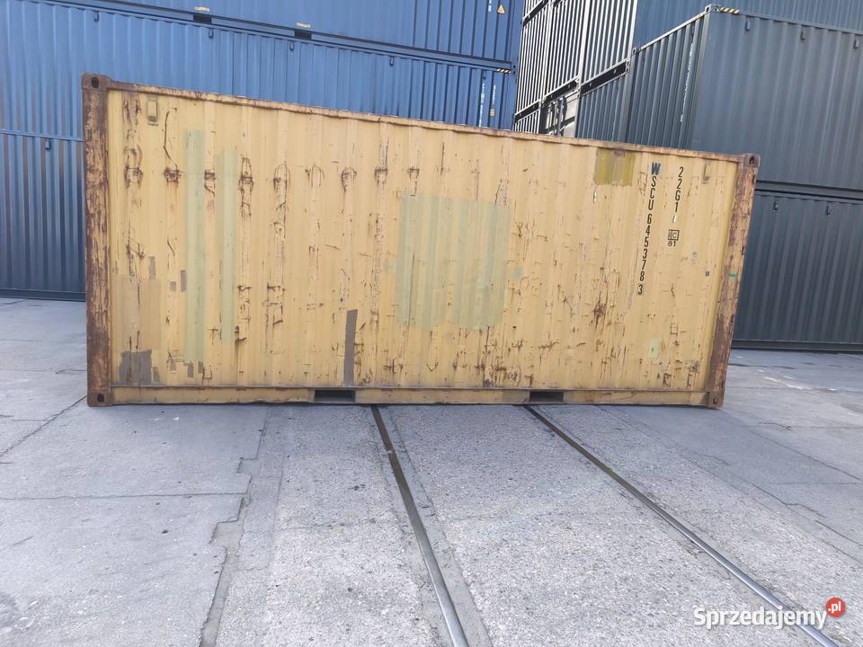 Kontener magazynowy transportowy morski 20 DV 6 Łódź sprzedam