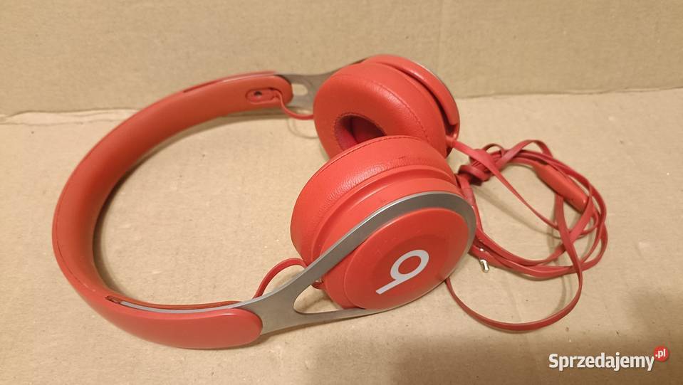 Beats czerwone słuchawki wielkopolskie Poznań