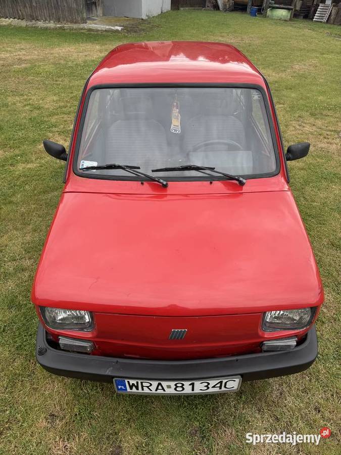 Fiat 126p maluch czerwony 1997 Zarejestrowany w Polsce mazowieckie
