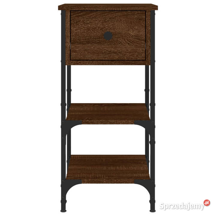 Szafki nocne 2 brązowy dąb 34x36x70 WM825982 mazowieckie Warszawa sprzedam