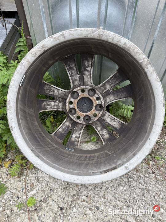 Komplet alufelg Mercedes rozmiar 5x112 75x17 Średnica 17" małopolskie Sułkowice