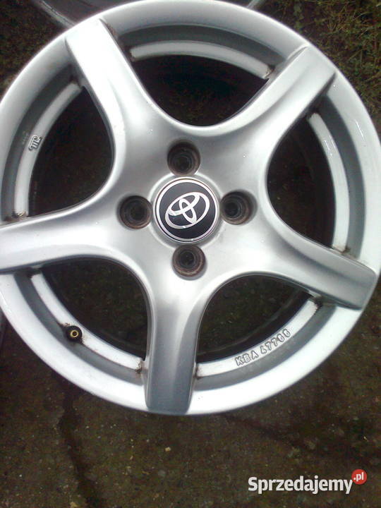 felgi aluminiowe 15 Toyota Yaris Hyundai i10 i20 podkarpackie Jarosław sprzedam