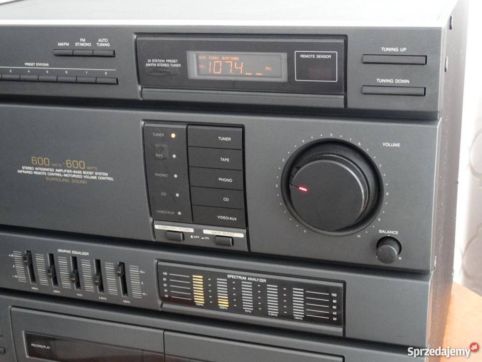 Wieża UHER 2 x 600 wat sprawna WYSYŁKA podkarpackie