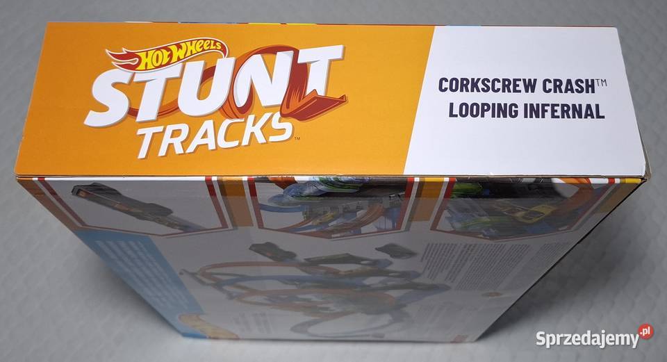 Hot Wheels pętla grozy zestaw kaskaderski garaż Czeladź