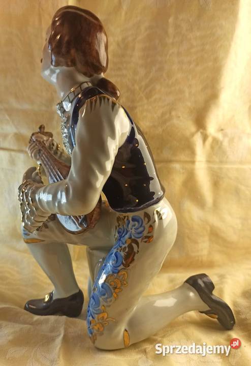 Porcelanowa Figurka Dikolenko KAWALER KLĘCZĄCYZ Bytom