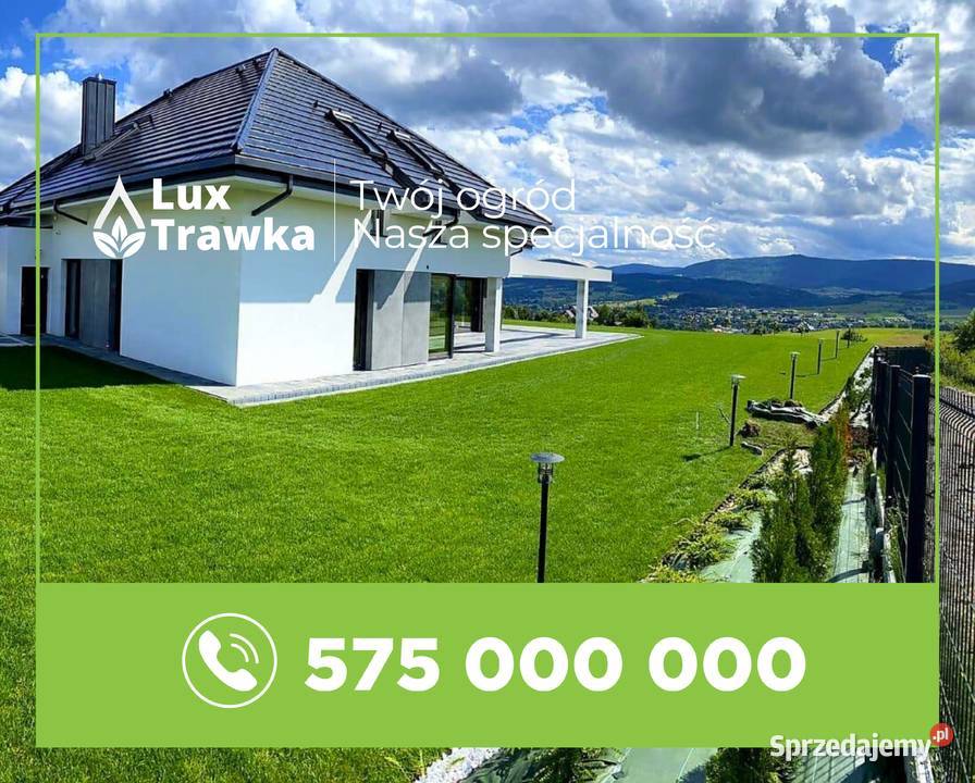 Trawa w rolce Trawa z rolki Przygotuj się do Limanowa