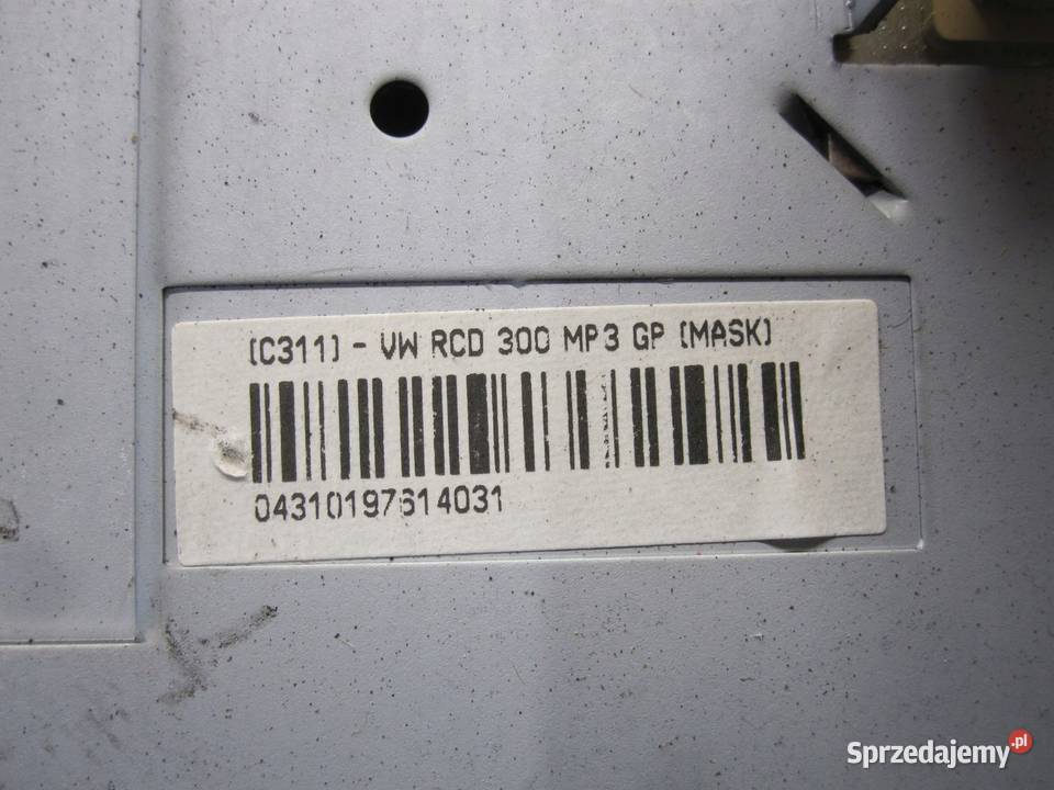 VW GOLF V PLUS 07r radio CD 5M0035186C Kielce